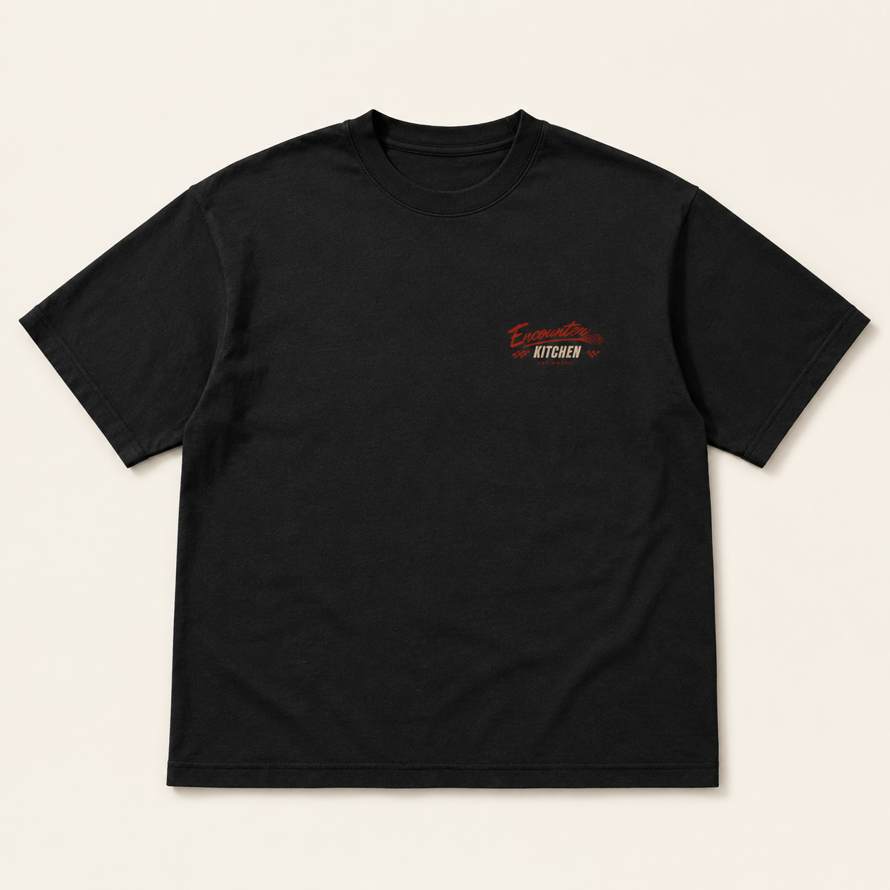 Cook With God T-Shirt front flatlay